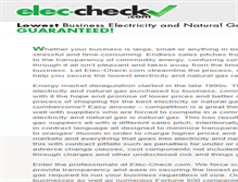 Tablet Screenshot of elec-check.com